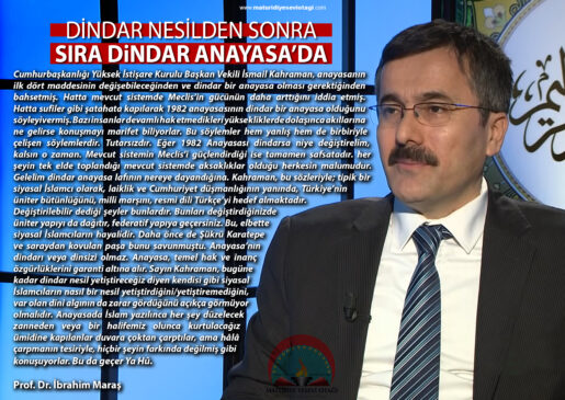 dindar nesilden sonra sıra dindar anayasa da