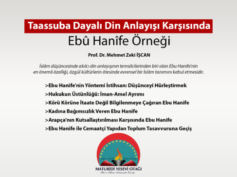 taassuba dayalı din anlayışı karşısında ebu hanife örneği
